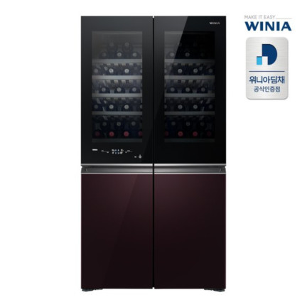위니아 딤채 보르도 4도어 와인셀러+냉장고 렌탈 864L WWRV908EFGRW
