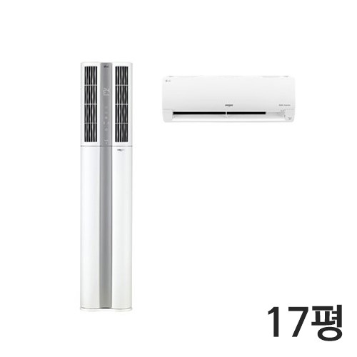 LG 냉난방기 렌탈 휘센 투인원 17평+7평 웨딩스노우 일반배관 FW17VADWA2