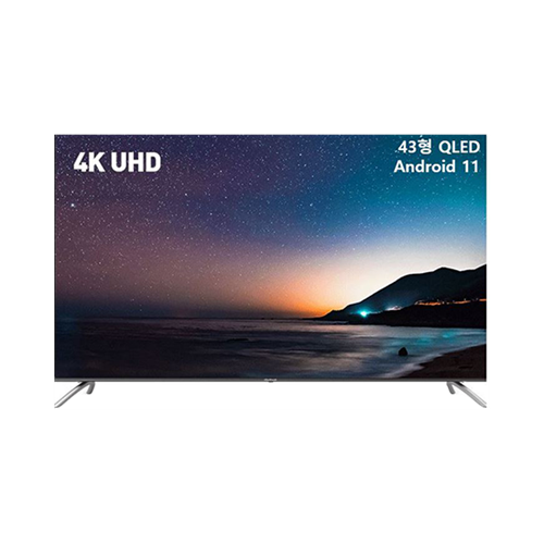 더함 TV렌탈 안드로이드 OS 11 QLED 43인치 VA RGB 벽걸이형 TA434Q_WA