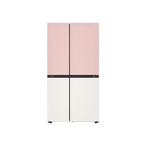 LG 디오스 매직스페이스 오브제컬렉션 냉장고렌탈 832L 핑크 베이지 S834PB35