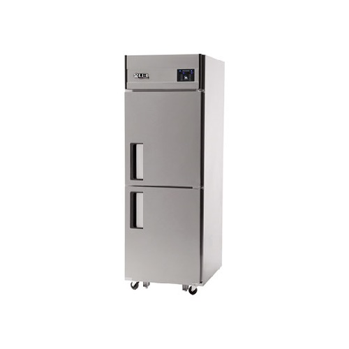 유니크 업소용 직냉식 냉장고+냉동고 렌탈 514L 메탈 UDS-25RFDR