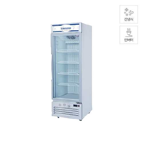 라셀르 업소용 간냉식 쇼케이스 냉동고렌탈 445L 인버터 SKCR-550FD