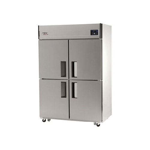 유니크 업소용 직냉식 냉장고3+냉동고1 렌탈 1105L 메탈 UDS-45RFDR