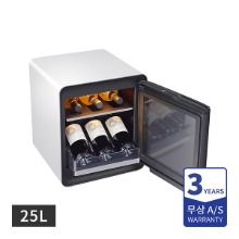 삼성 비스포크 큐브냉장고렌탈 25L 코타화이트 와인&amp;비어수납존 CRS25T950001W