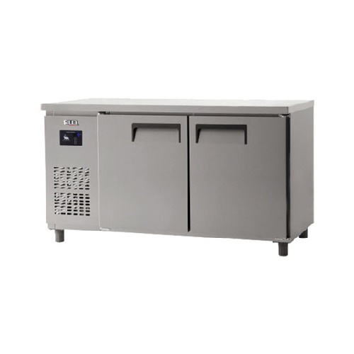 유니크 업소용 직냉식 테이블 냉장고+냉동고 렌탈 386L 내부스텐 UDS-15RFTDR